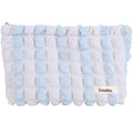 Makeup Bag Cute Makeup Bag Small Cosmetic Pouch (White/Blue)