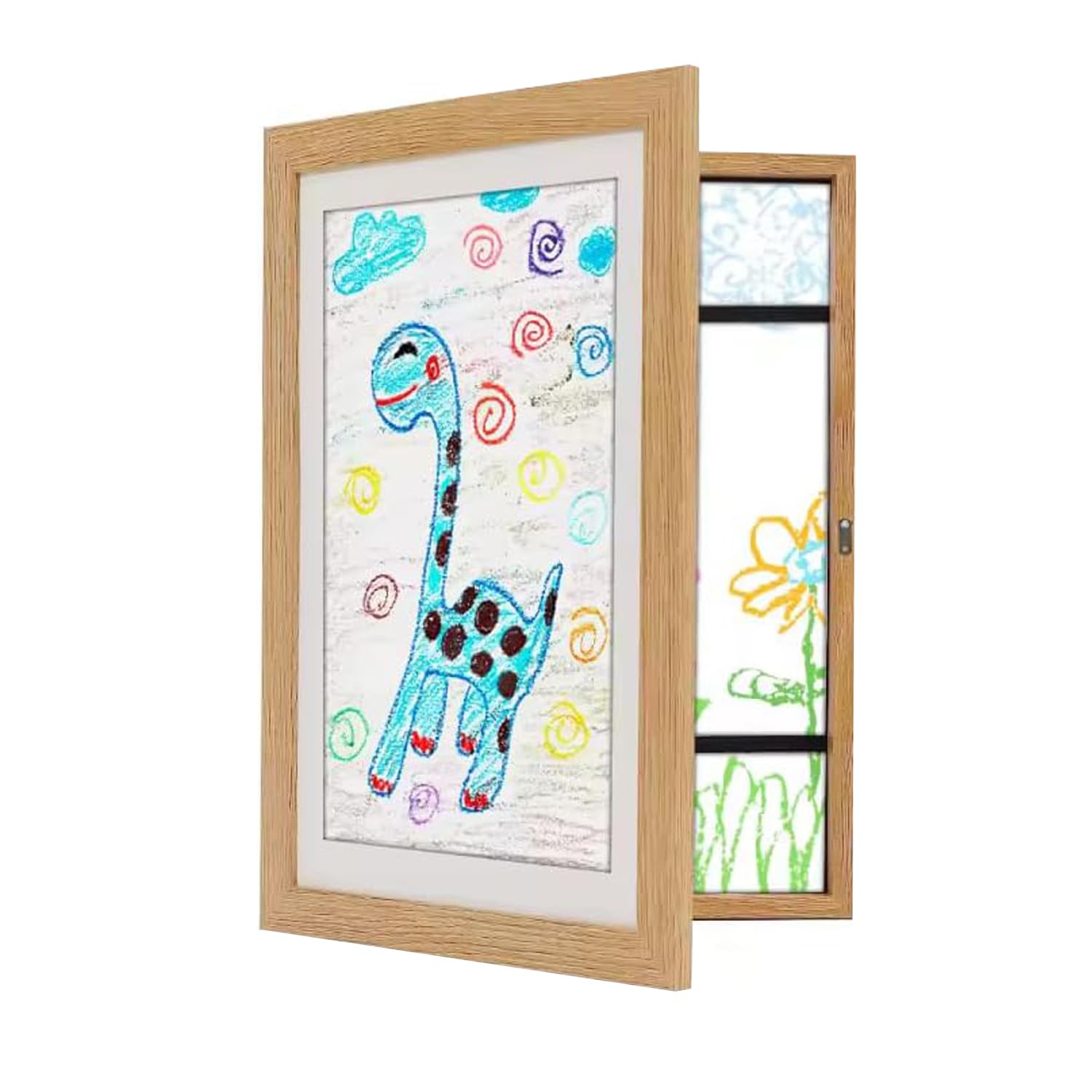 Kids Art Frame – Front-Opening Changeable Display 13×10 inch