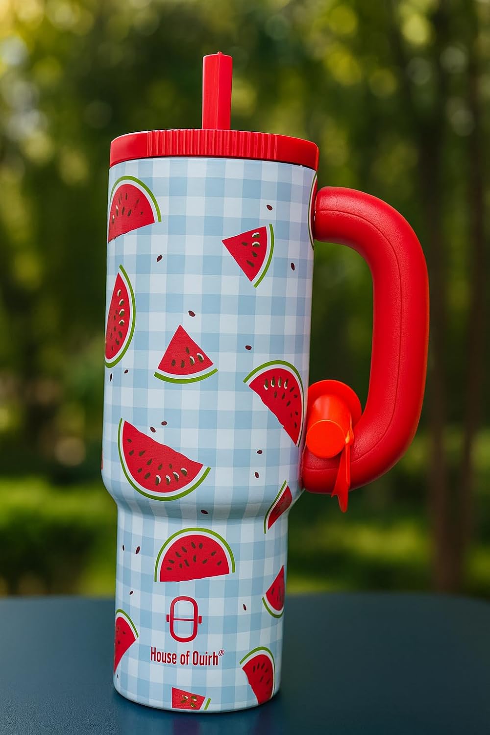 1200ml Insulated Stainless Steel Tumbler with Handle (Printed)