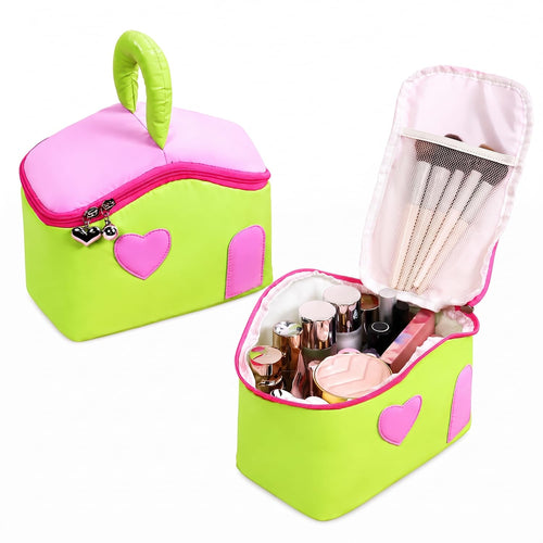 Large Capacity Makeup Bag for Women, Portable Cosmetic Organizer