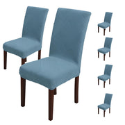Universal Fit Elegant Jacquard Chair Cover – 220 GSM Stretch Fabric (Light Blue)