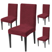 Stretchable Jacquard Chair Cover – 220 GSM-Maroon