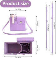 Crossbody Tumbler Holder with Purse Compartment