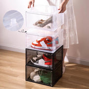 Shoe Storage Organizer Boxes Black