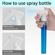 2-in-1 Stainless Steel Paper Towel Holder with Spray Bottle, Suction Base, One-Hand Tear Design (Silver)