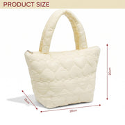 Heart Design Soft Insulated Lunch Bag