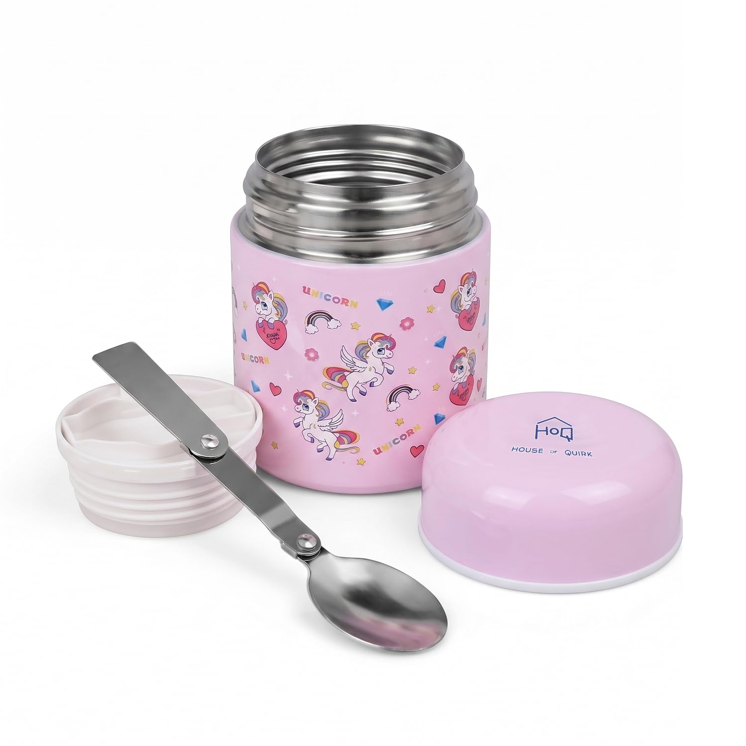 304 Stainless Steel Baby Feeding Bowl with Spoon 300ml