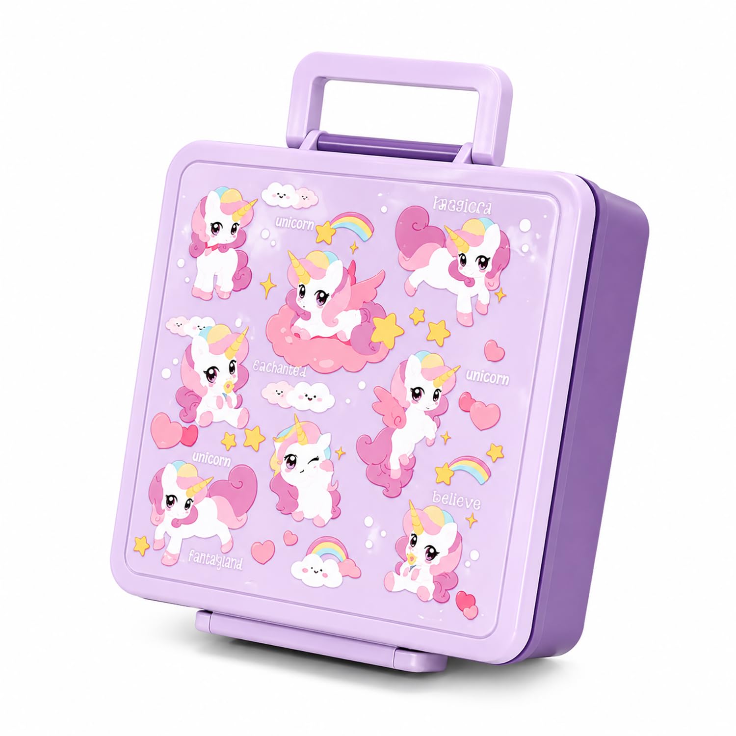 Dinosaur Print Bento Lunch Box, 1800ml with 300ml Removable Bowl