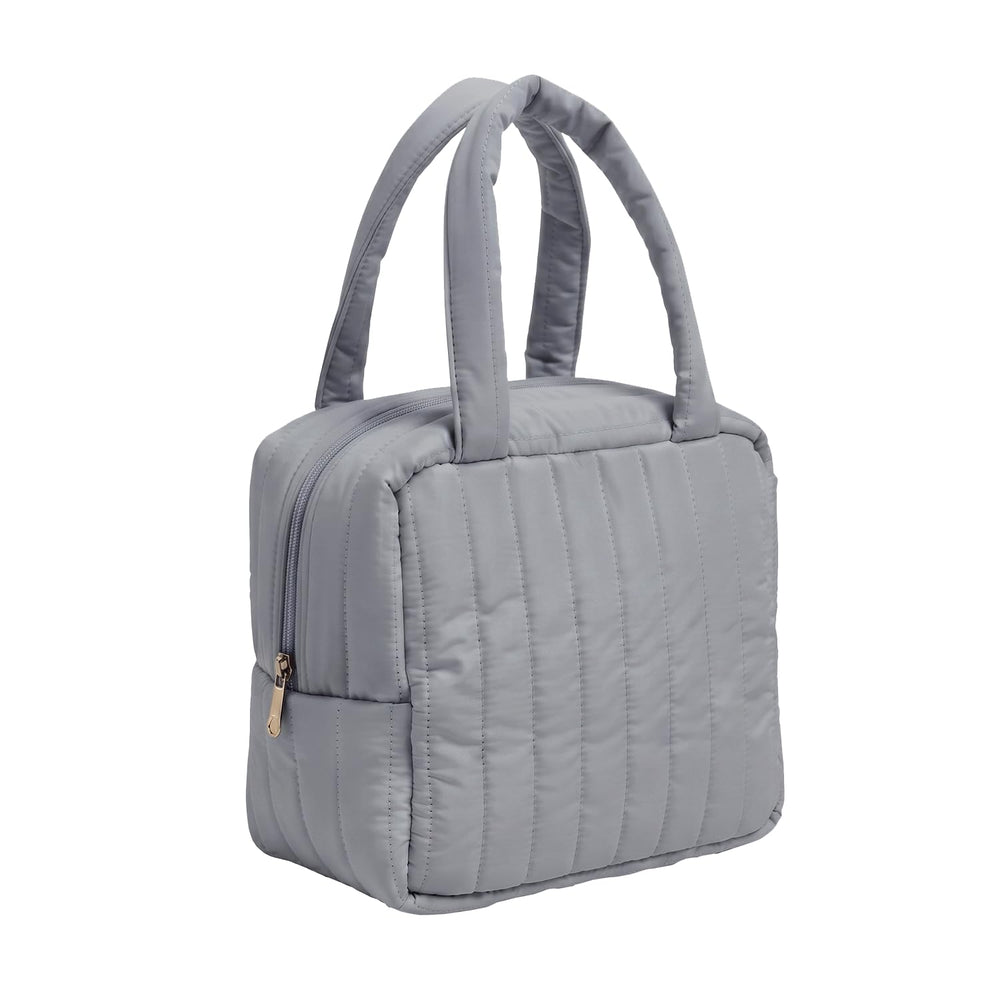 Striped Design Soft Insulated Lunch Bag