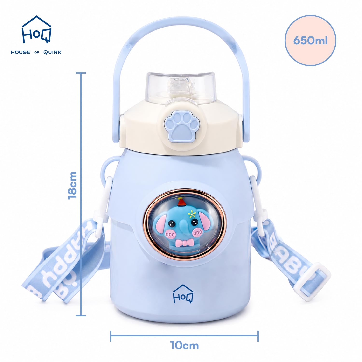 Buddy Bottle 316 Stainless Steel Kids Water Bottle Hot & Cold 650ml