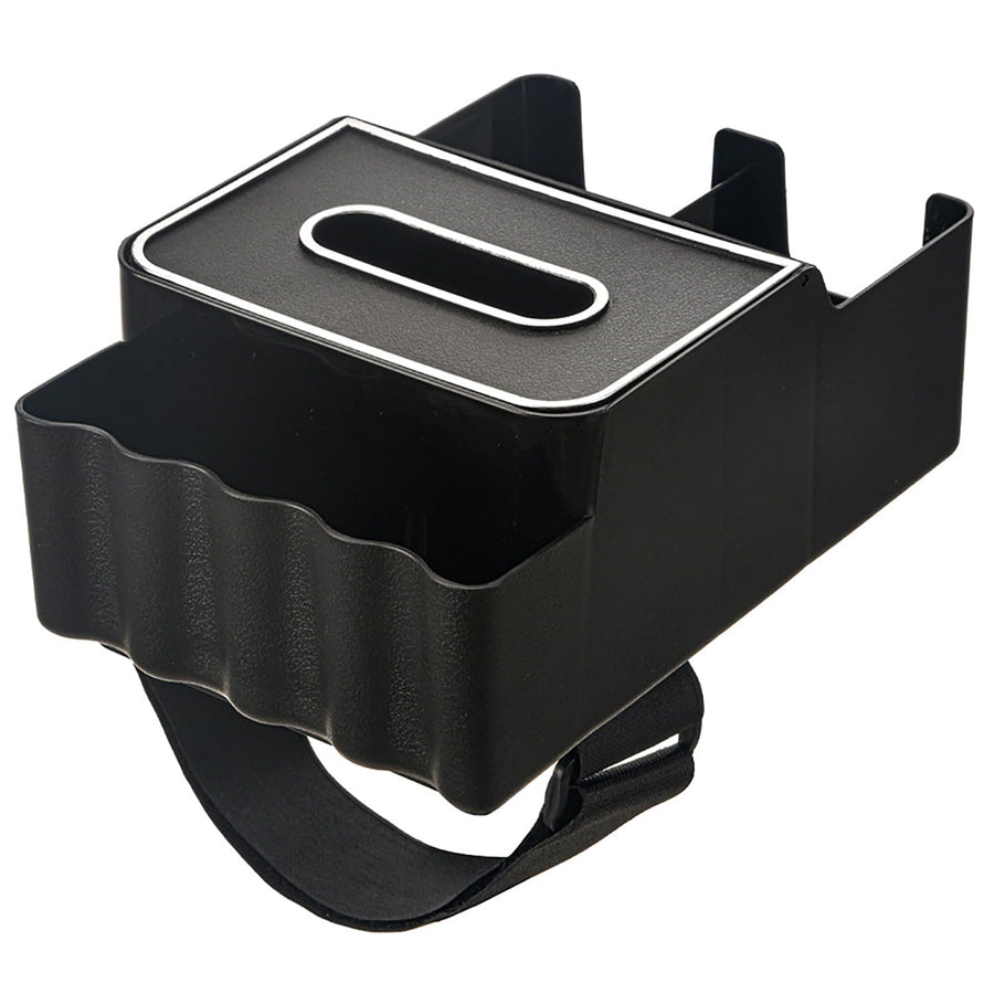 Car Multi-Functional Storage Paper Tissue Box (Black)