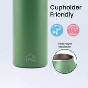 Sippease 950ML Stainless Steel Bottle with Straw