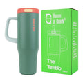 1200ML Stainless Steel Tumbler with Handle & Pop-Up Lid