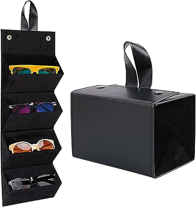 Sunglasses Storage Box, Faux Leather Sunglasses Box