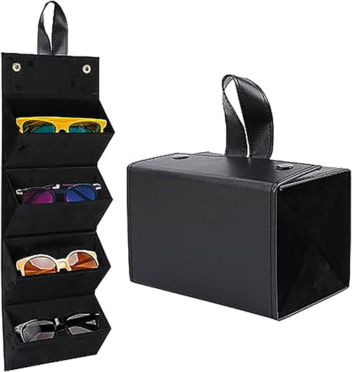 Sunglasses Storage Box, Faux Leather Sunglasses Box
