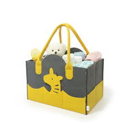 Baby Diaper Caddy Organizer - Yellow Giraffe
