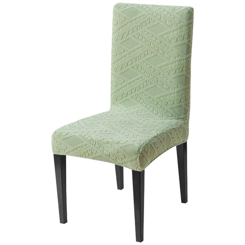 Universal Fit Stretchable Jacquard Chair Cover – 220 GSM Green
