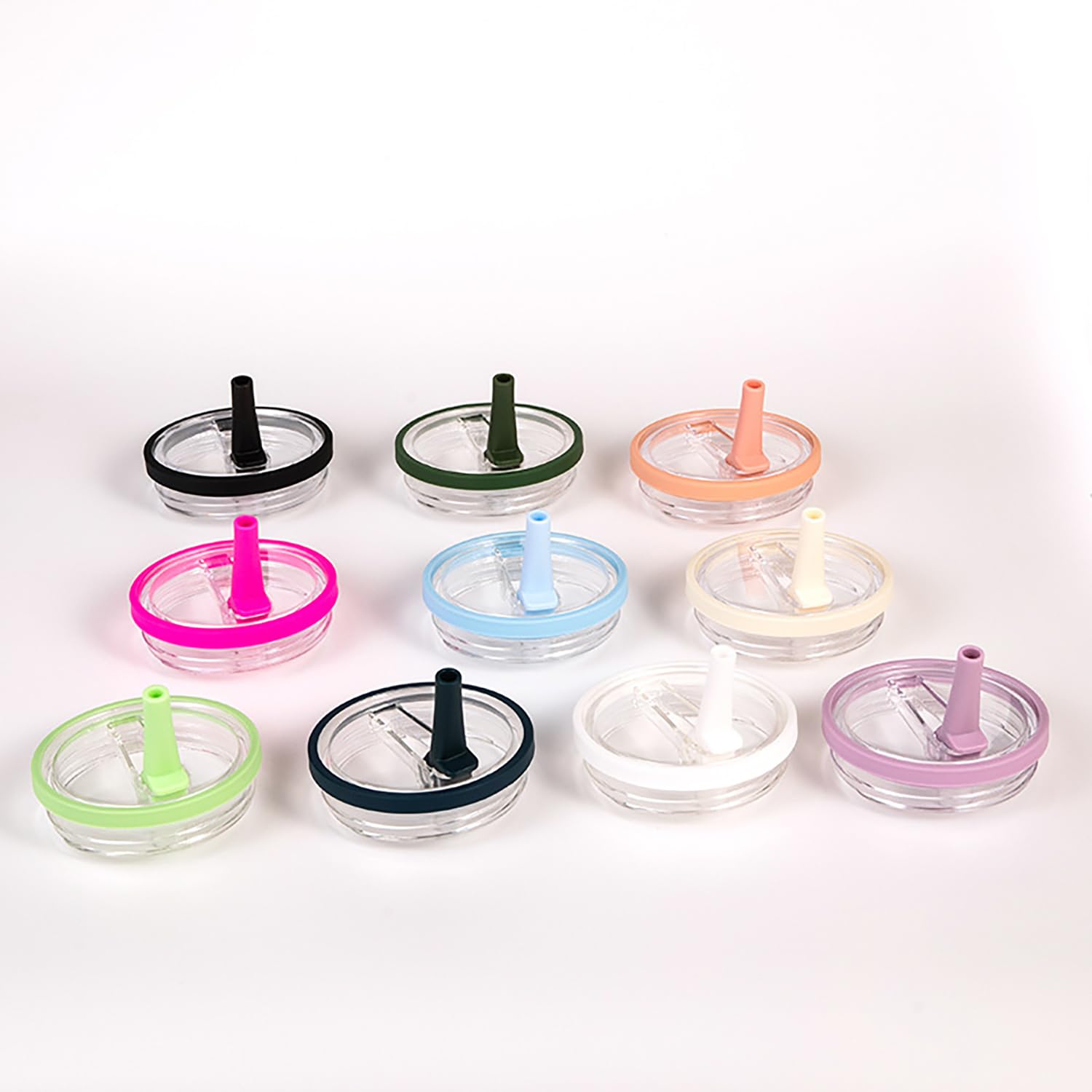 Flip Straw Lid with Straw For 1200ml  (1 Lid + Straw)