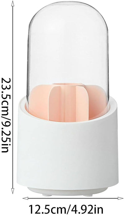 360 Rotating Cosmetics Make up Brush Organizer-Pink