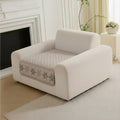 Glacier Series Quilted Sofa Cover – Soft, non-slip & washable furniture protector- Walnut