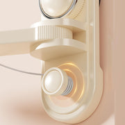 Suction Cup Camera Bracket Holder Retractable Punch-Free Wall Mount (Cream)