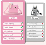Crossbody Tumbler Holder with Purse Compartment