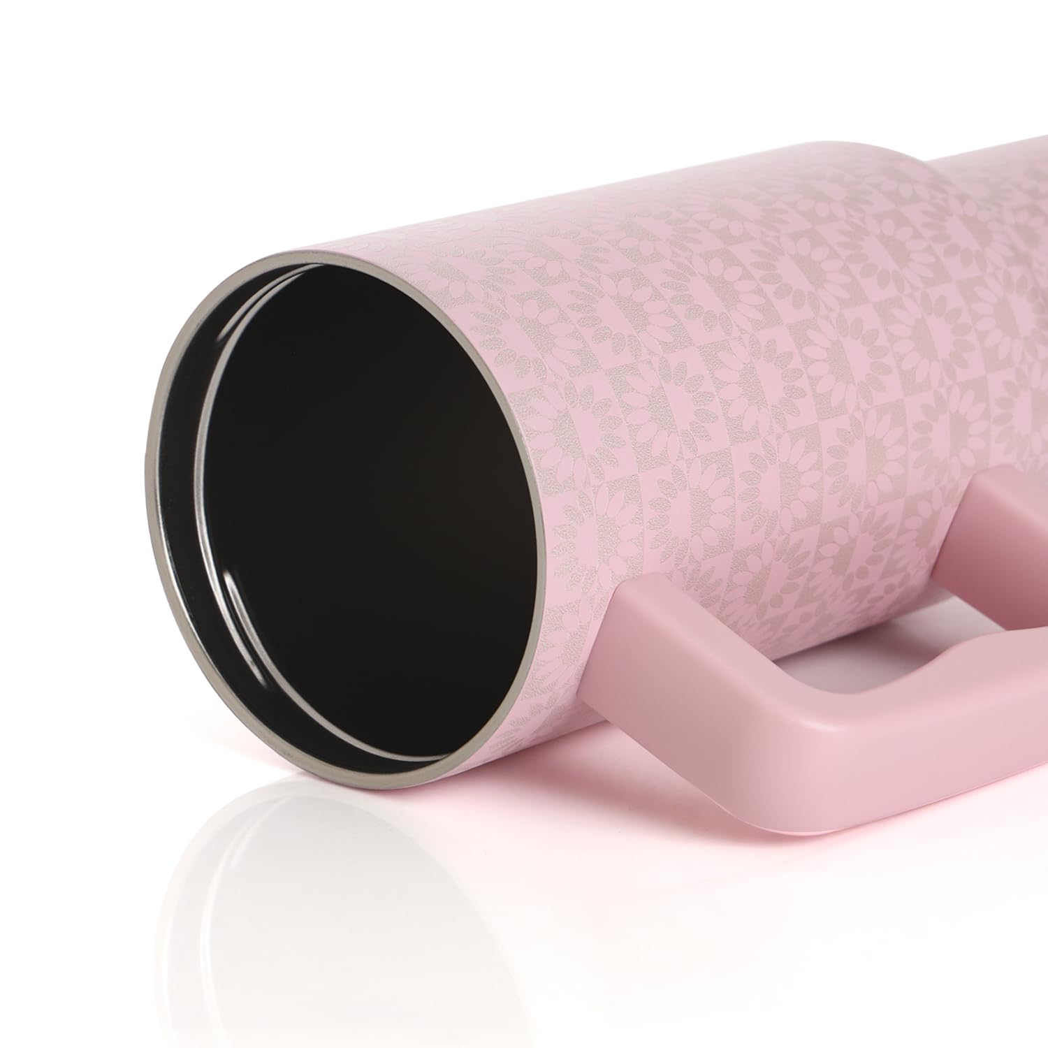 1200ML Insulated Stainless Steel Tumbler with Lid, Handle & Straws - (1200 ML)