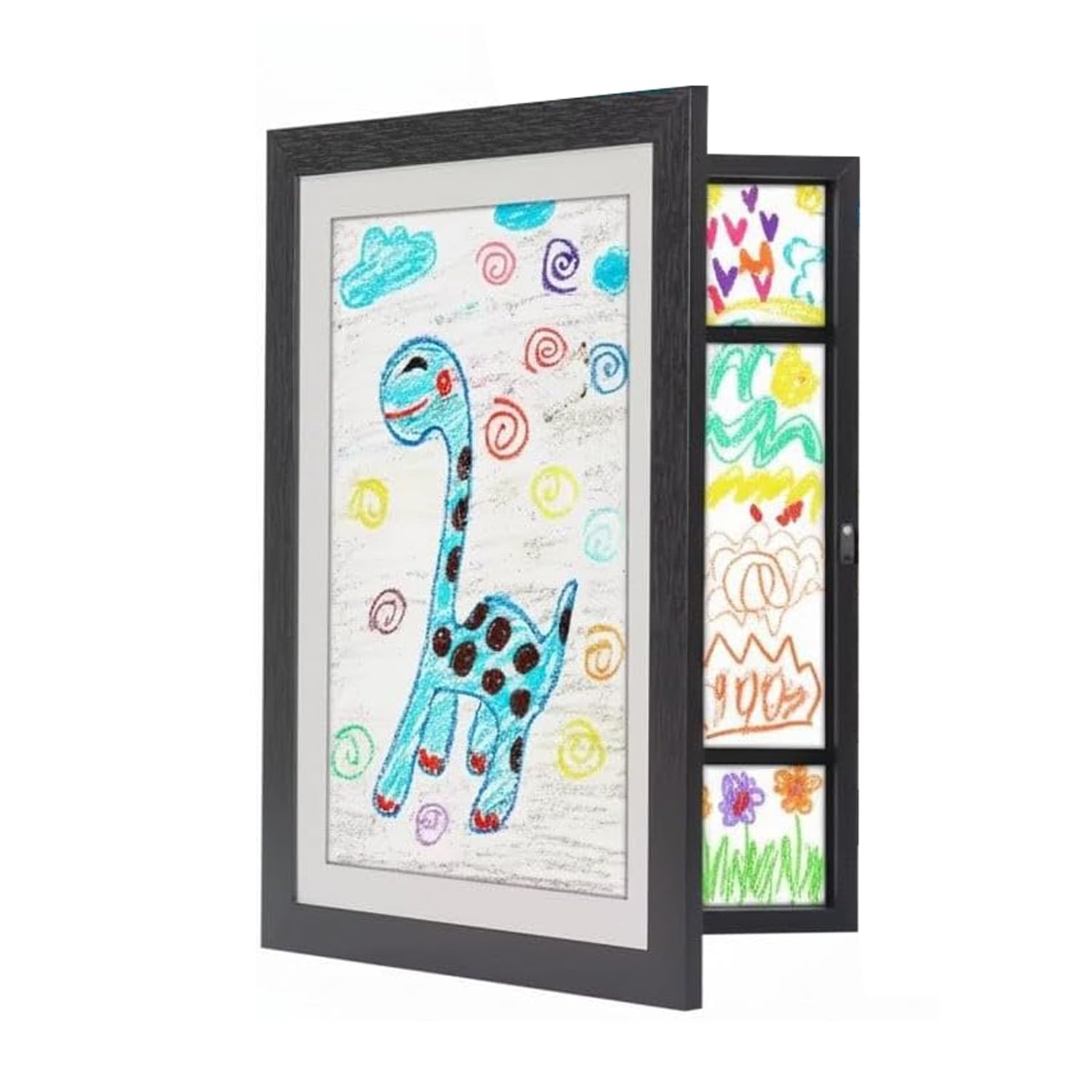 Kids Art Frame – Front-Opening Changeable Display 13×10 inch