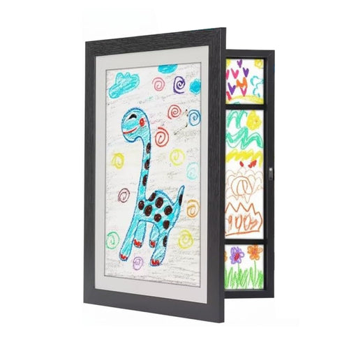 Kids Art Frame – Front-Opening Changeable Display 13×10 inch