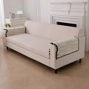 Grain Luxury Chenille Sofa Mat Four Seater - Ivory