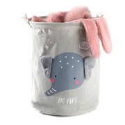 Round Laundry Basket Cute Cartoon Cloth Storage (Toys)