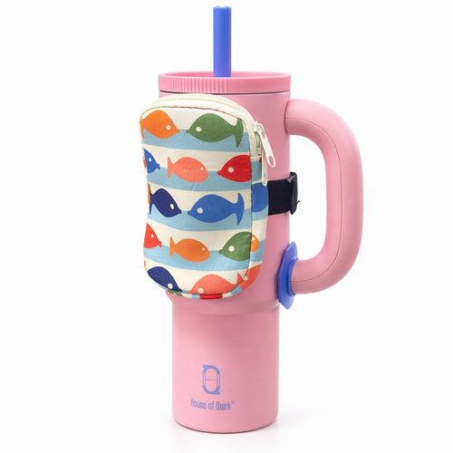 Water Bottle Carrier Bag for Cards, Key 40/30 oz Tumbler  (Tumbler Not Included)