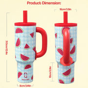 1200ml Insulated Stainless Steel Tumbler with Handle (Printed)