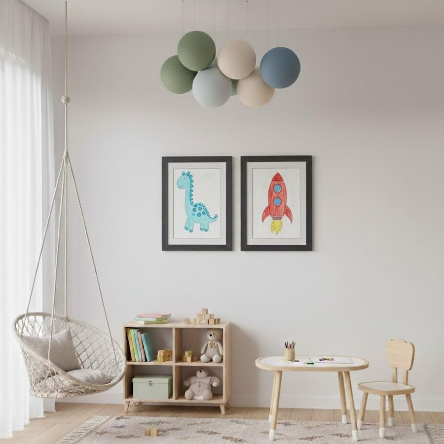 Kids Art Frame – Front-Opening Changeable Display 13×10 inch