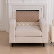 Zenith Luxury Chenille Sofa Mat - Champagne Chenille Fabric 1 Pc