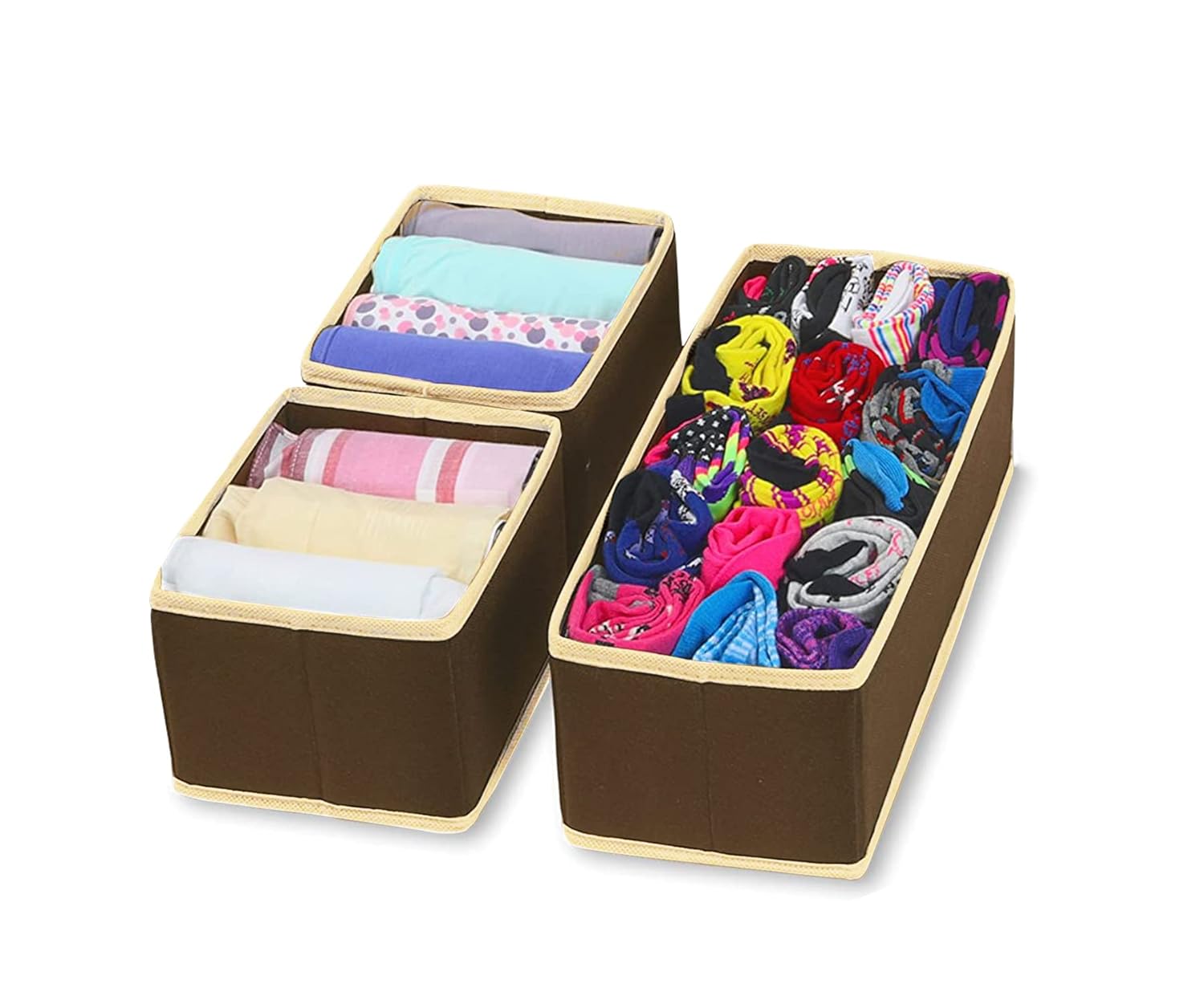 Storage Box/ Organizer Cube for Closet/ Dresser/ Drawer - Set of 3