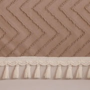 Zenith Luxury Chenille Sofa Mat - Champagne Chenille Fabric 1 Pc