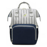 Dark Blue Grey Stripe