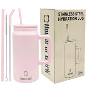 1500ML Mug Tumbler with Handle and Straw Lid