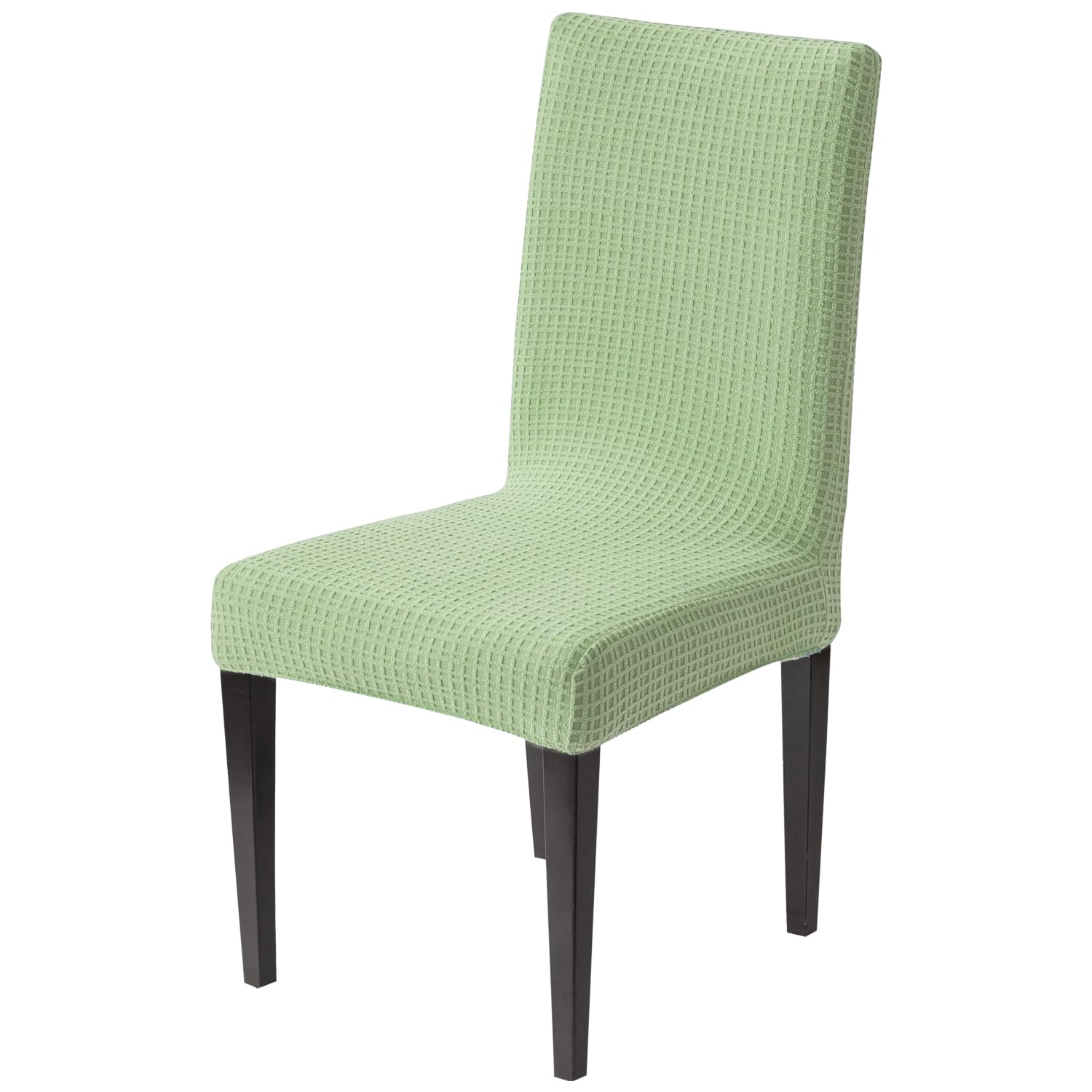 Decorative Dining Chair Cover – 220 GSM Stretch Jacquard Fabric (Green)