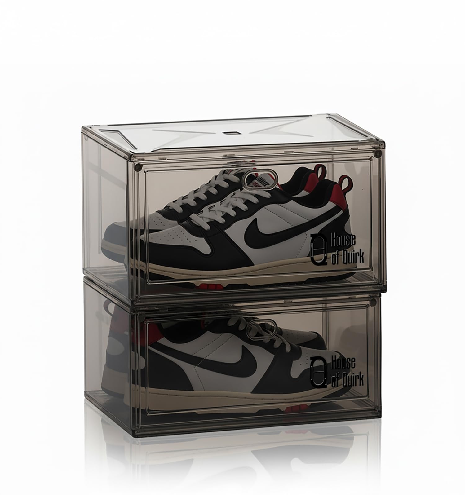 Shoe Storage Organizer Boxes Black