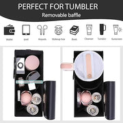 Crossbody Tumbler Holder with Purse Compartment