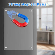Acrylic Refrigerator Weekly Planner Magnetic Set of 2