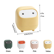 Cute Ninja Mini Trash Can with Lid