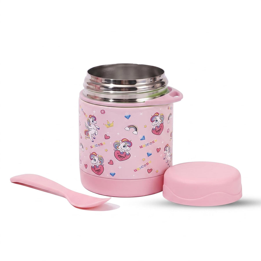 304 Stainless Steel Baby Feeding Bowl with Spoon, 300ml