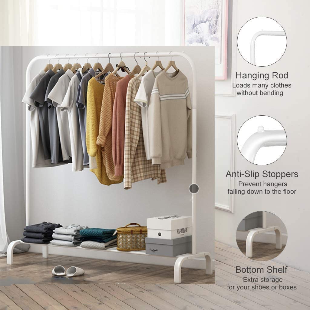 Garment Rack Freestanding Hanger Single Pole (110cm)