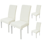 Stretchy Universal Jacquard Chair Cover-Cream