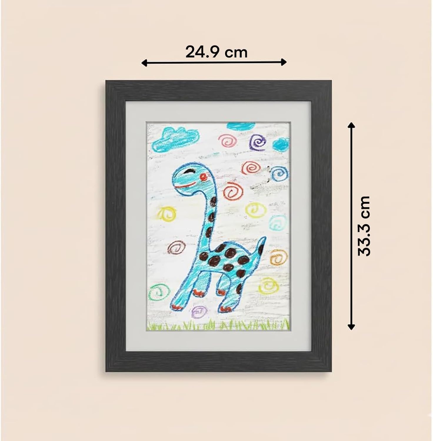 Kids Art Frame – Front-Opening Changeable Display 13×10 inch