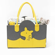 Baby Diaper Caddy Organizer - Yellow Giraffe