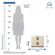 EDEN DIY Wardrobe Storage Box - Ivory